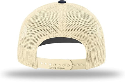 Richardson 112 Trucker Hat - Premium Adjustable Snapback Hat - Structured Six Panel Richardson Blank Caps