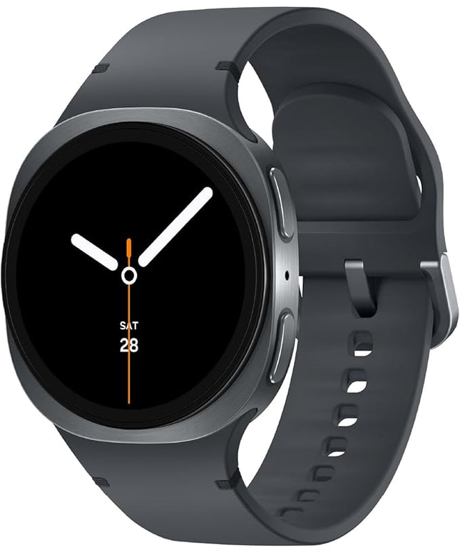 Samsung Galaxy Watch 8 (2025) 40mm Bluetooth Smartwatch, Cushion Design, Fitness Tracker, Sleep Coaching, Running Coach, Energy Score, Heart Rate Tracking, Graphite [US Version, 2 Yr Warranty]