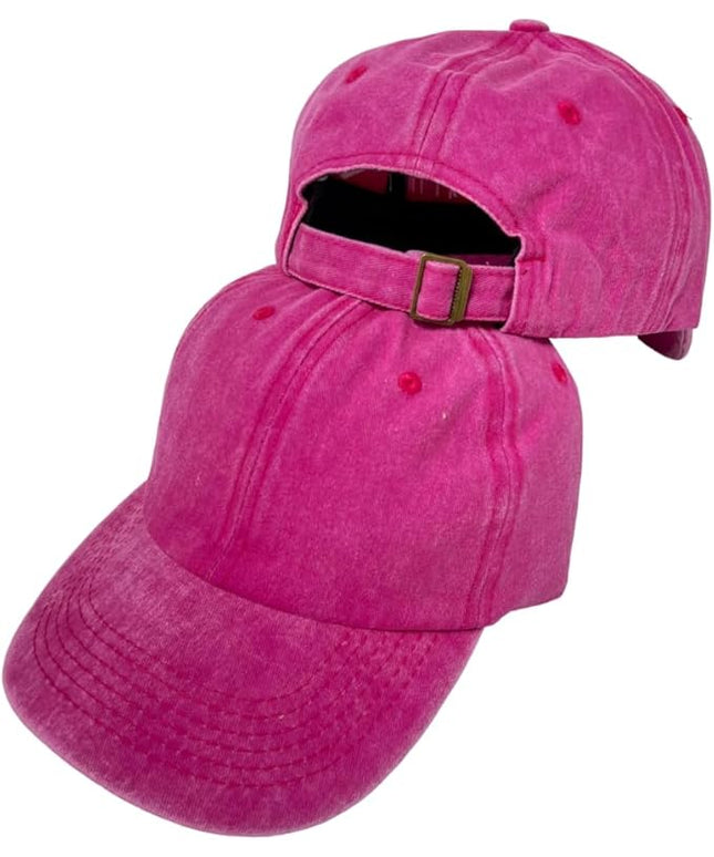 Roytrense Unisex 100% Cotton Washed Low Profile Dad Hat - Adjustable Baseball Cap for Outdoor Activities