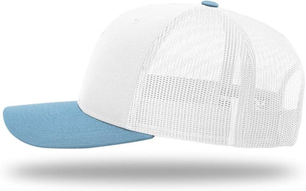 Richardson 112 Trucker Hat - Premium Adjustable Snapback Hat - Structured Six Panel Richardson Blank Caps