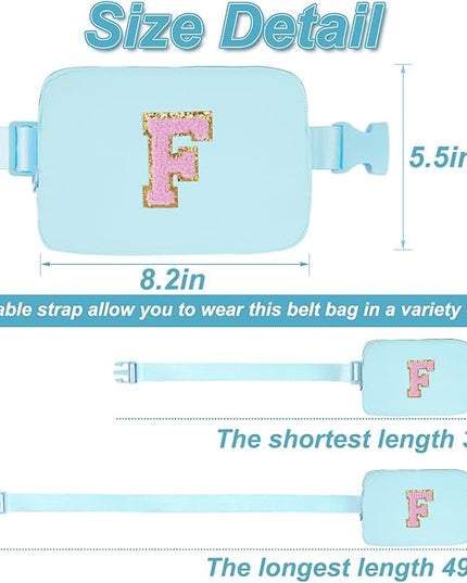 Uygafly Birthday Gifts for 4 5 6 7 8 9 10 11 12 13 Year Old Girls,Graduation Gifts for Teens Kids Daughter Sister Her,Fanny Pack Crossbody Bag Belt Bag Cute Trendy Stuff | Blue,F