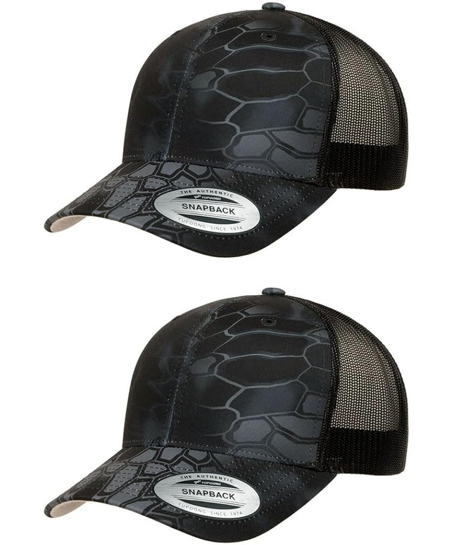 Yupoong Classic Premium Mesh 6 Panel Retro Trucker Cap | Mid Profile Snapback | OSFA | Bulk Pack Available