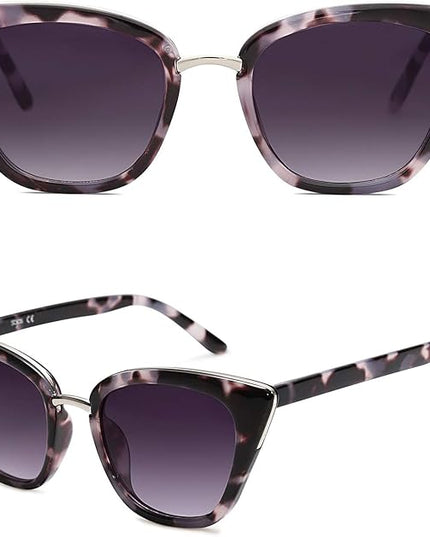 SOJOS Cat Eye Designer Sunglasses Fashion UV400 Protection Glasses SJ2052