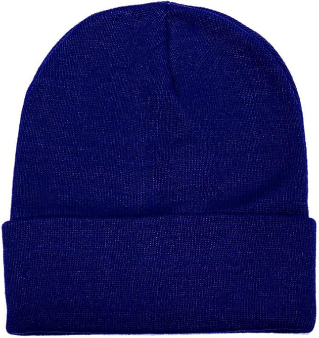 Gelante Unisex Beanie Cap Knitted Warm Solid Color and Multi-Color Multi-Packs