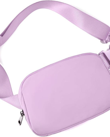 Gitus Belt Bag for Women Fanny Pack Crossbody Bags Fashion Waist Packs with Adjustable Strap Gifts for Women Men (Lavender)