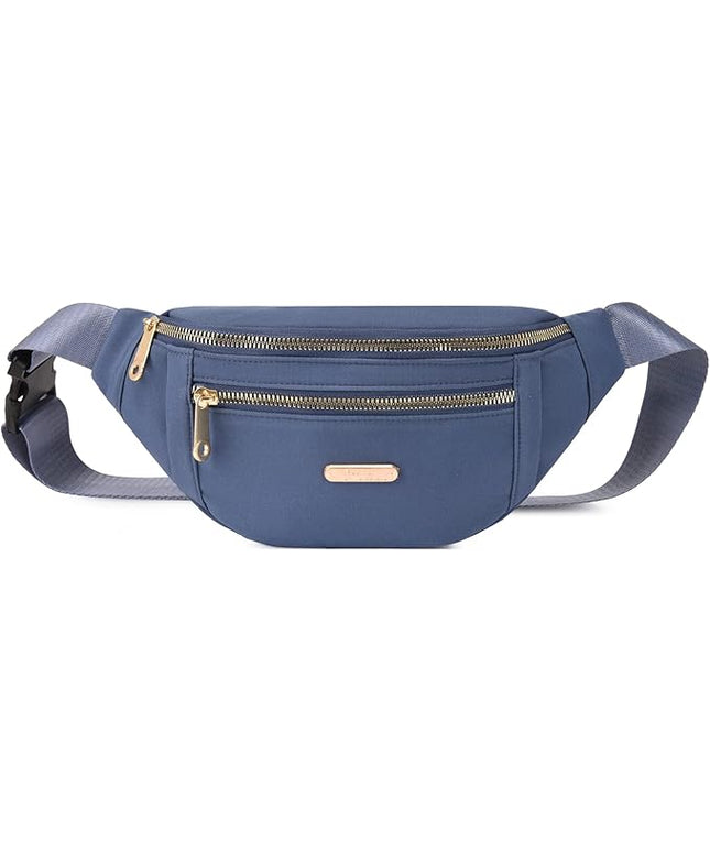 DAITET Crossbody Fanny Pack for Men&Women,Large Waist Bag & Hip Bum Bag with Adjustable Strap for Outdoors Workout Traveling Casual Running Hiking Cycling