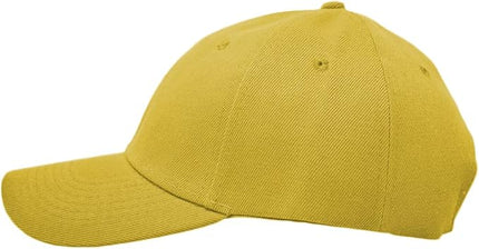 Glory Max Plain Baseball Cap Hook & Loop Strap Adjustable Solid Blank Curved Visor Hat