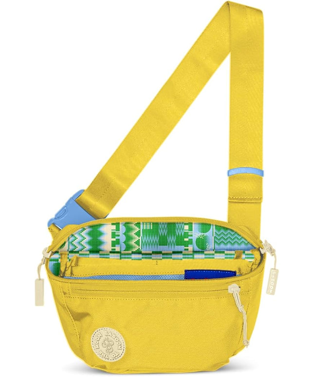 Baboon to the Moon Fanny Pack - Trendy, Compact, Water-Repellent Waist Bag in Multiple Colors and Sizes for Men and Women (Amber, Full Size (3L))