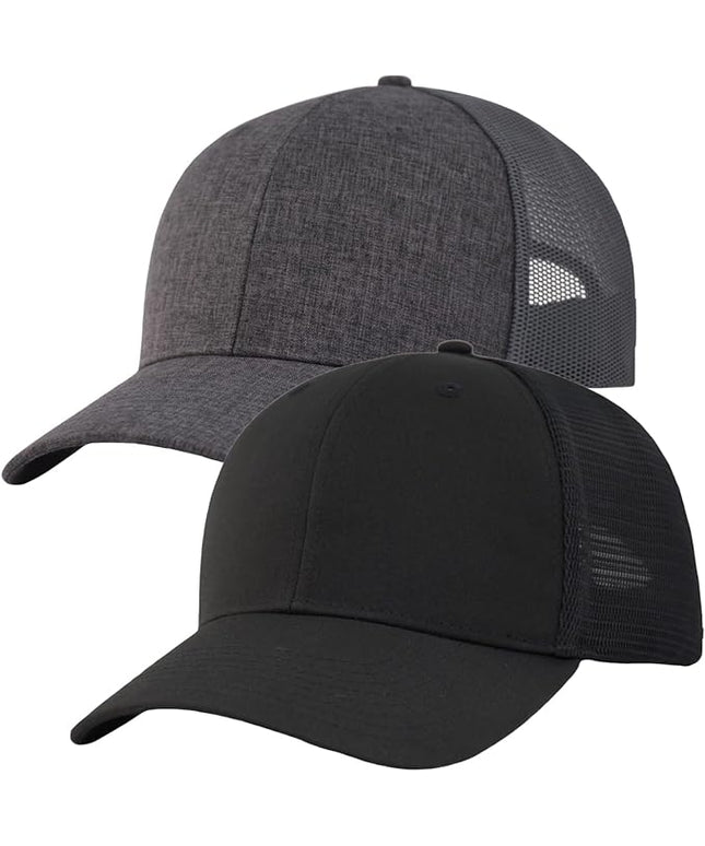 CYGTE XXL Plus Size Trucker Hat Snapback Baseball Cap- Big Head Fit Up to Size 8 Men's Mesh-Back Ball Cap