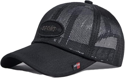 FASHIXD Mesh Baseball Cap for Men Women Summer Breathable Trucker Hats Running Hats Outdoor Sports Quick Dry Hat