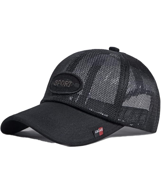 FASHIXD Mesh Baseball Cap for Men Women Summer Breathable Trucker Hats Running Hats Outdoor Sports Quick Dry Hat