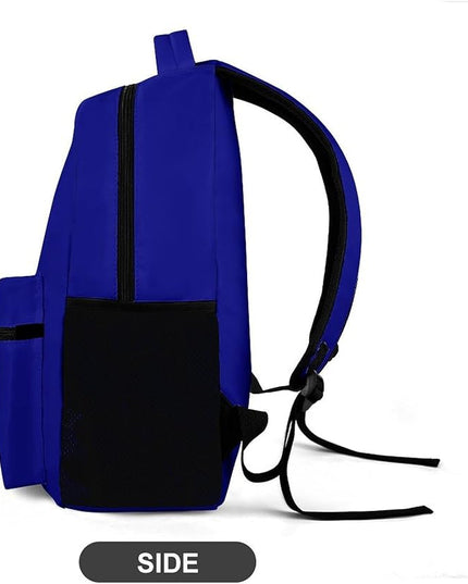 Fashion Navy Blue Backpack Lightweight Large Capacity Laptop Daybag for Travel Work