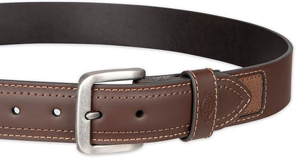 Dickies mens Industrial Strength Leather Belt – Workwear, Durable, Reinforced, Heavyweight