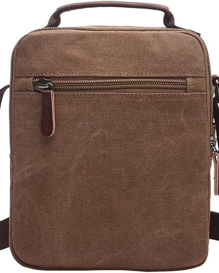 mygreen Small Canvas Crossbody Shoulder Bag Messenger Bag Work Bag