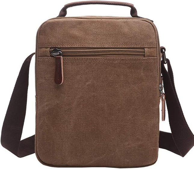 mygreen Small Canvas Crossbody Shoulder Bag Messenger Bag Work Bag