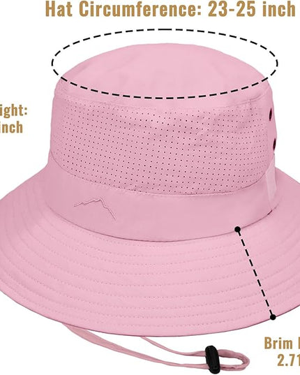 Cooling Sun Bucket Hat for Men Women Fishing Beach Safari Hats for Golf Hiking Hunting Outdoor UPF 50+
