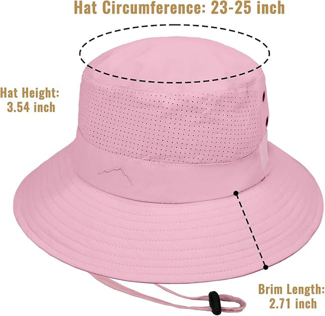 Cooling Sun Bucket Hat for Men Women Fishing Beach Safari Hats for Golf Hiking Hunting Outdoor UPF 50+