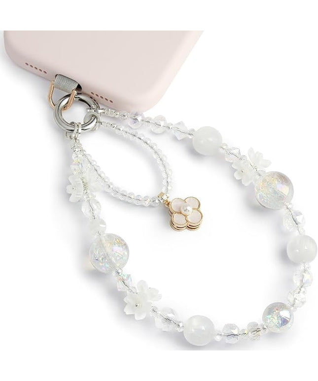 Phone Charm for Women, Anti-Theft Phone Wrist Strap, Hands-Free & Detachable Cellphone Lanyard Chain with Tether Tab