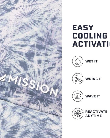 MISSION Cooling UPF Performance Hat - Unisex One Size Cap for Workouts, Golf & Running - Sweat & Water Activated Technology
