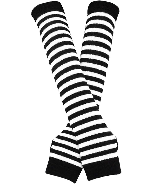 Bienvenu Punk Gothic Rock Long Arm Warmer Fingerless Gloves