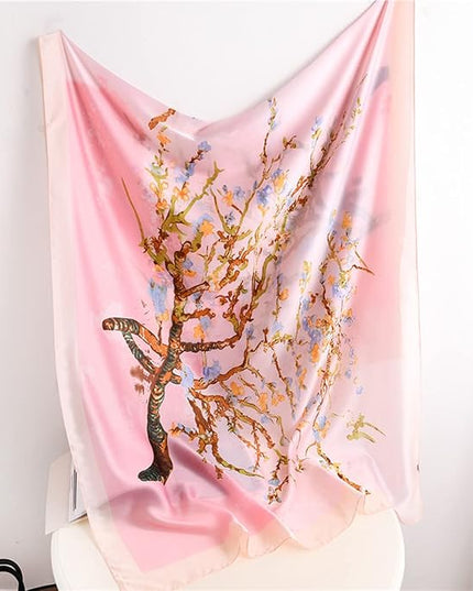 Silk Scarf Mulberry Silk Fashion Scarves Long Lightweight Shawl Wrap …