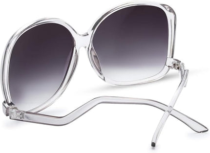 The Fresh Women's Oversized Square Jackie O Cat Eye Hybrid Butterfly Fashion Sunglasses - Exquisite Packaging