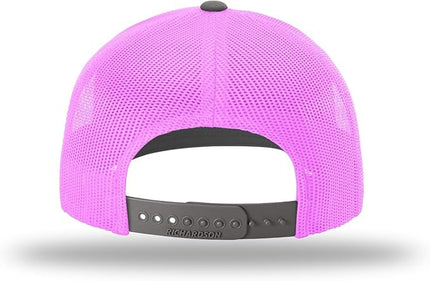 Richardson 112 Trucker Hat - Premium Adjustable Snapback Hat - Structured Six Panel Richardson Blank Caps