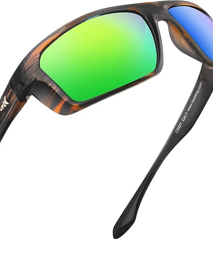 KastKing Huzzah Polarized Sport Sunglasses for Men and Women, Ideal for Driving Fishing Cycling and Running,UV Protection