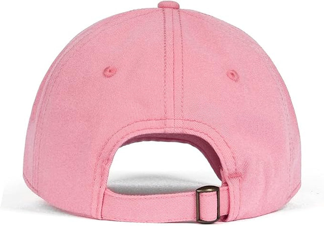 Zylioo XL XXL Oversize Baseball Cap, 100% Cotton Adjustable Dad Hat for Big Heads 23.5"-25.5", Soft Crown Large Size Cap