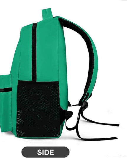 Fashion Malachite Backpack Lightweight Large Capacity Laptop Daybag for Travel Work