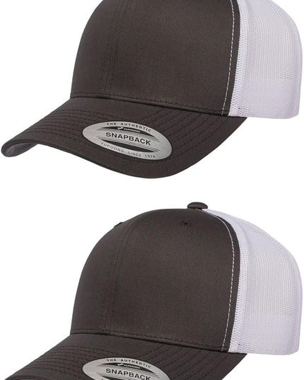 Yupoong Classic Premium Mesh 6 Panel Retro Trucker Cap | Mid Profile Snapback | OSFA | Bulk Pack Available