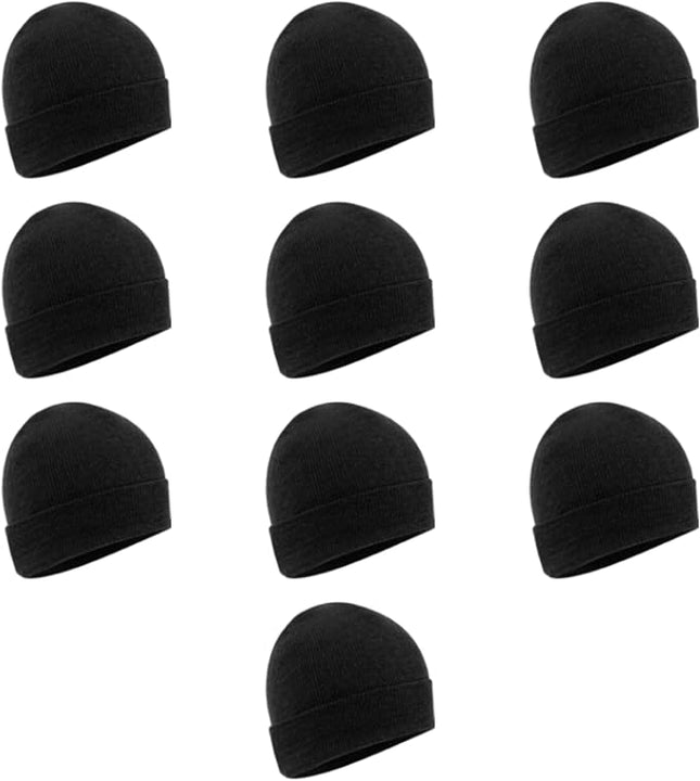 Trail Maker 10 Pack Winter Hats | Bulk Beanies Wholesale Winter Hats for Men, Women, Teens