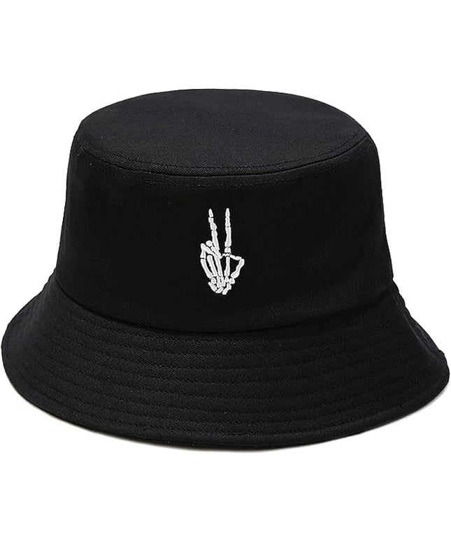 XYIYI Fashion Embroidery Bucket Hat Cotton Beach Fisherman Hats for Women Girls