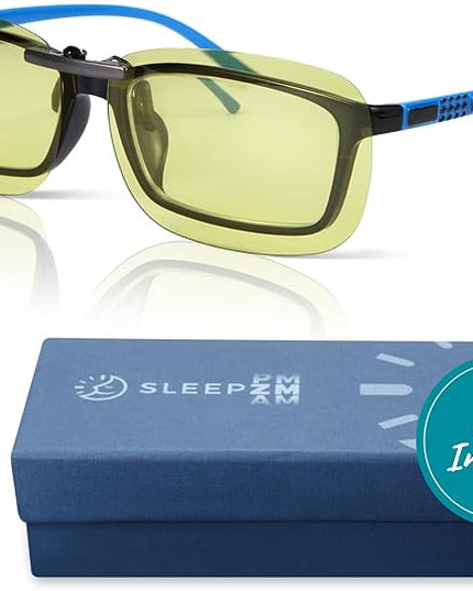 100% Blue Light Blocking Glasses - Women + Men - Better Sleep - Anti Eye Strain Protection - Computer Screens Gaming