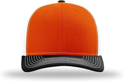 Richardson 112 Trucker Hat - Premium Adjustable Snapback Hat - Structured Six Panel Richardson Blank Caps