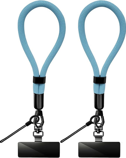 Phone Lanyard, 2 Pack Adjustable Cell Phone Lanyard Hand Phone Wrist Strap with Tether Tabs for Smartphones