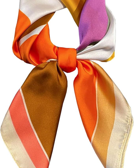 Satin Bandana Headscarf for Women Silky Hair Scarves for Fashion Lightweight