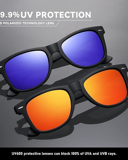 Polarized Sunglasses Womens Men - Sun glasses Fashion Trendy Driving Fishing UV Blocking UV400 Protection