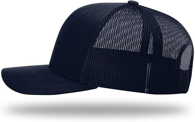 Richardson 112 Classic Six-Panel Adjustable Snapback Trucker Cap | Bulk Packs Available