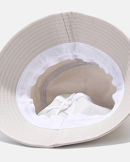 XYIYI Fashion Embroidery Bucket Hat Cotton Beach Fisherman Hats for Women Girls