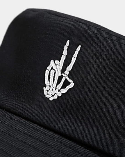 XYIYI Fashion Embroidery Bucket Hat Cotton Beach Fisherman Hats for Women Girls