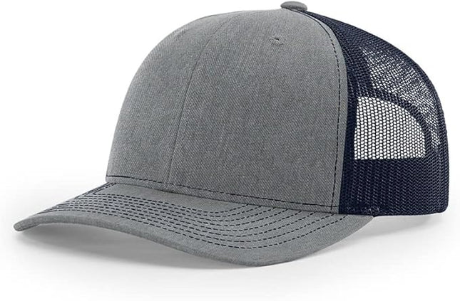 Richardson 112 Classic Six-Panel Adjustable Snapback Trucker Cap | Bulk Packs Available