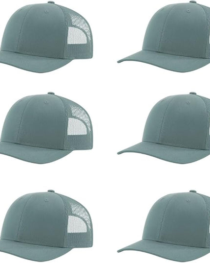 Richardson 112 Classic Six-Panel Adjustable Snapback Trucker Cap | Bulk Packs Available