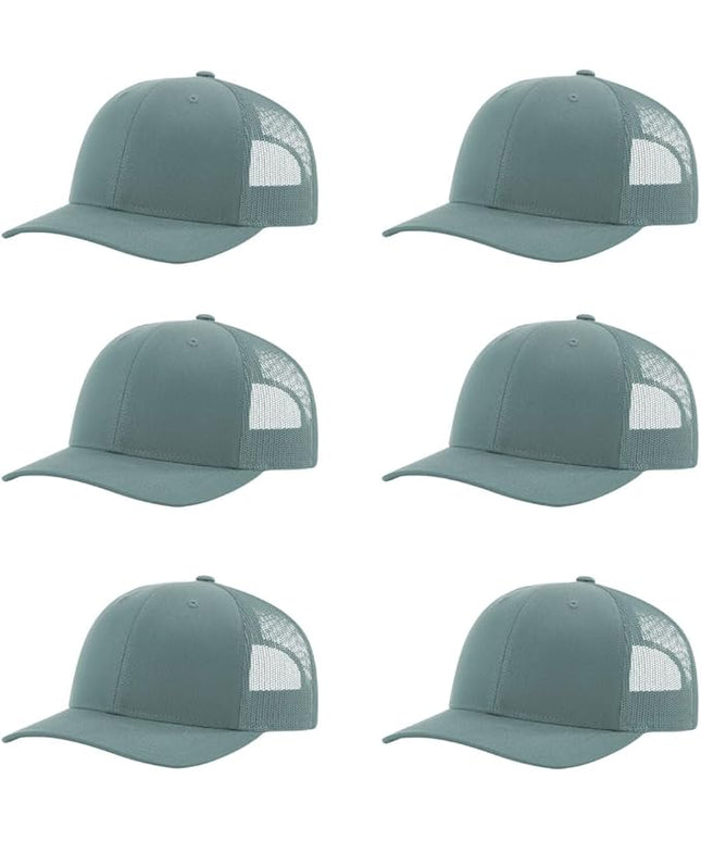 Richardson 112 Classic Six-Panel Adjustable Snapback Trucker Cap | Bulk Packs Available