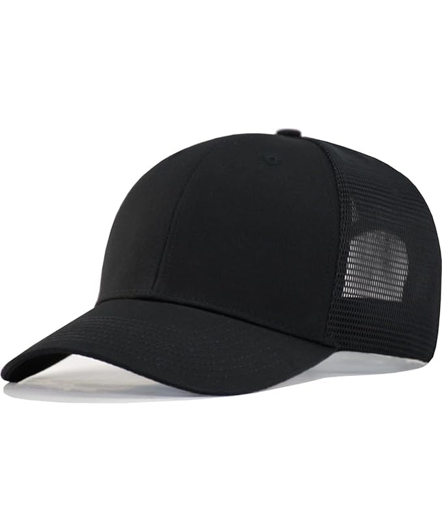 TSSGBL M, L, XL, XXL Snapback Trucker Hats Baseball Caps Adjustable Blank Mesh Back Ball Caps for Men Women