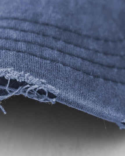 Classic Vintage Distressed Baseball Cap, Washed Cotton, Adjustable Fit
