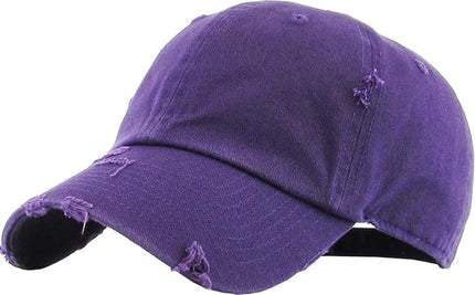 KBETHOS Vintage Washed Distressed Cotton Dad Hat Baseball Cap Adjustable Polo Trucker Unisex Style Headwear