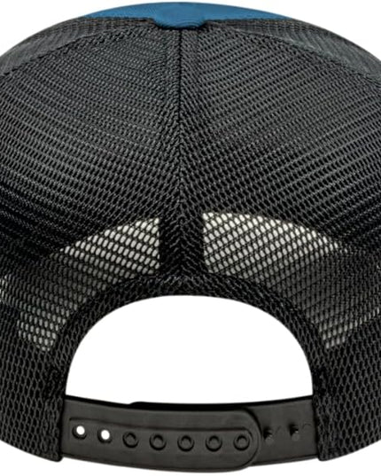 Cap America i8502 Flexfit 110 Premium Mid Profile 6-Panel Mesh Back Trucker Cap Hat w/UV Guard & Adjustable Snapback