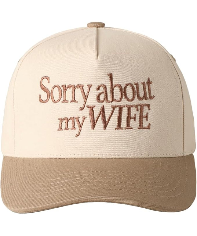 MIRMARU Two-Tone Vintage Canvas Trucker Hats for Men & Women, Adjustable Size Baseball Caps with Trendy Embroidered Design