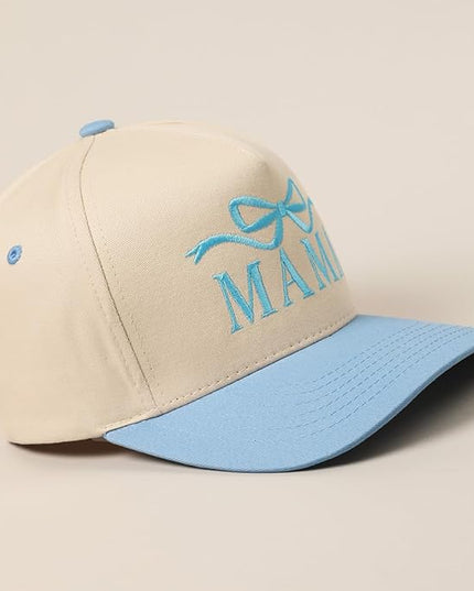 MIRMARU Two-Tone Vintage Canvas Trucker Hats for Men & Women, Adjustable Size Baseball Caps with Trendy Embroidered Design